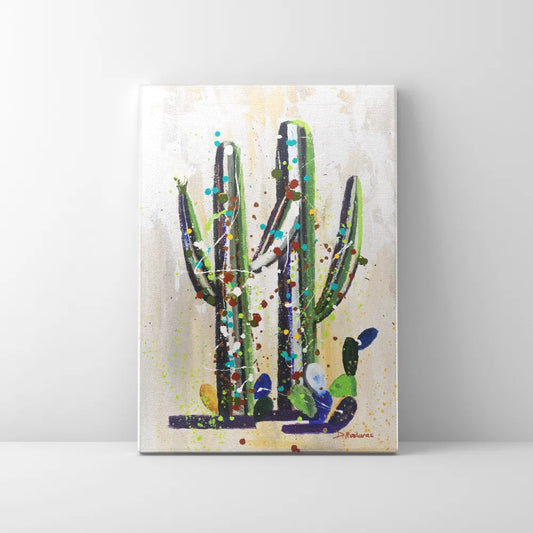 Saguaro Pollock 2 - Canvas