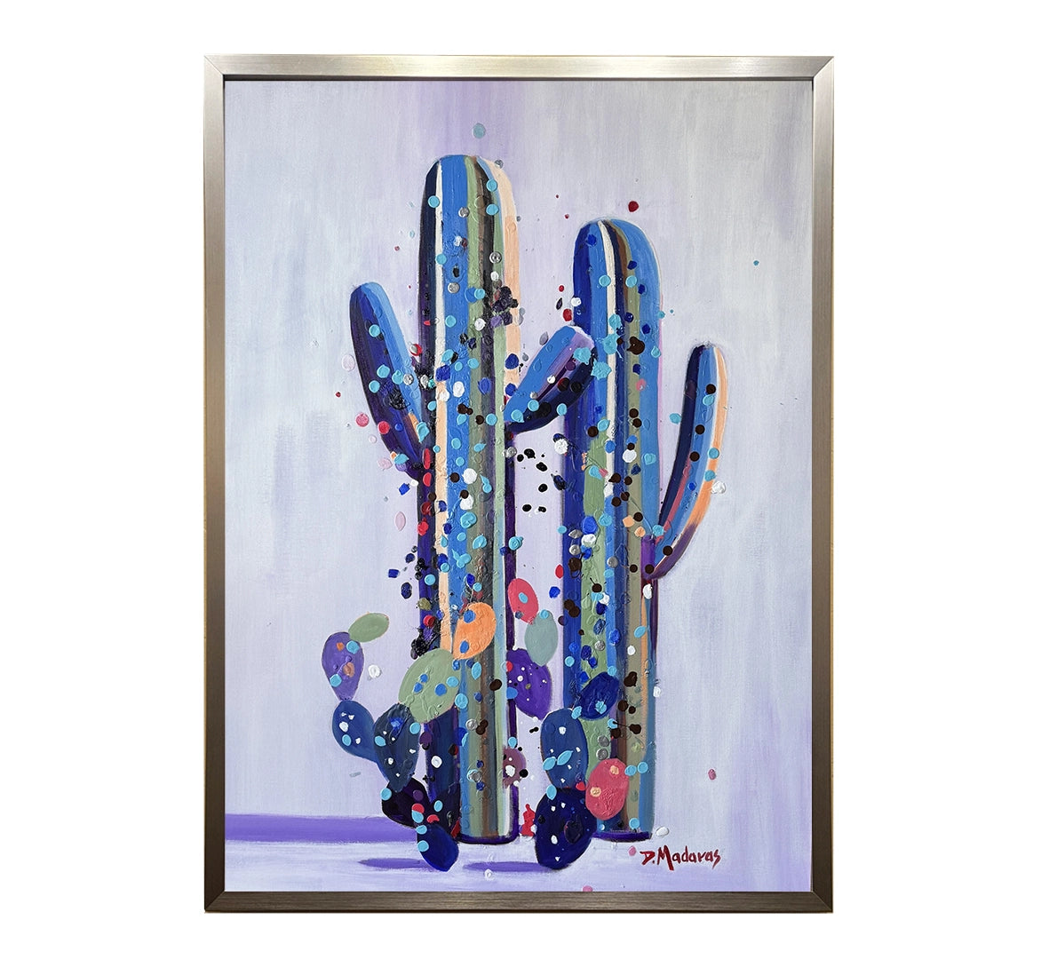 Saguaro Pollock Purple by Diana Madaras – Madaras Gallery