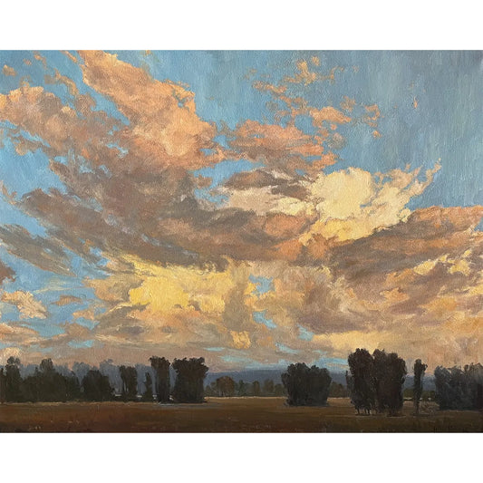 Clouds at Sunset by John Horejs