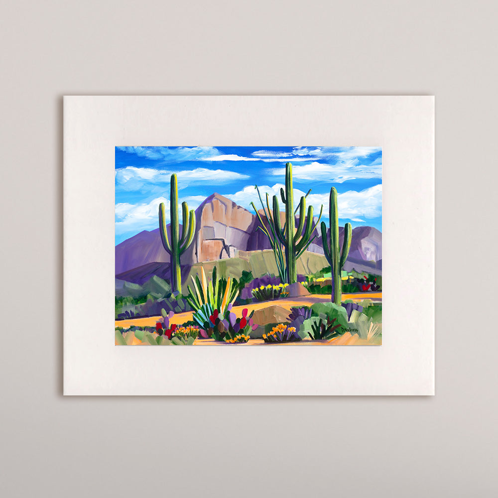 Path at Pusch Ridge- Matted Print – Madaras Gallery