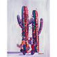 Saguaro Pollock Purple - Matted Print