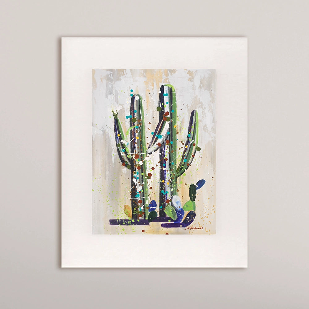 Saguaro Pollock 2 - Matted Print