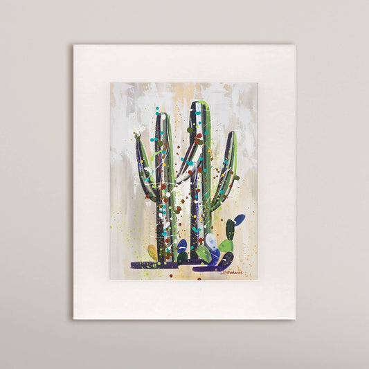 Saguaro Pollock 2 - Matted Print