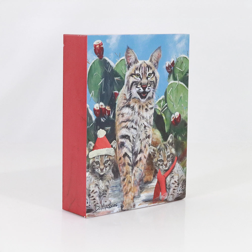 Winter Wildcats -Signature Holiday Card Box