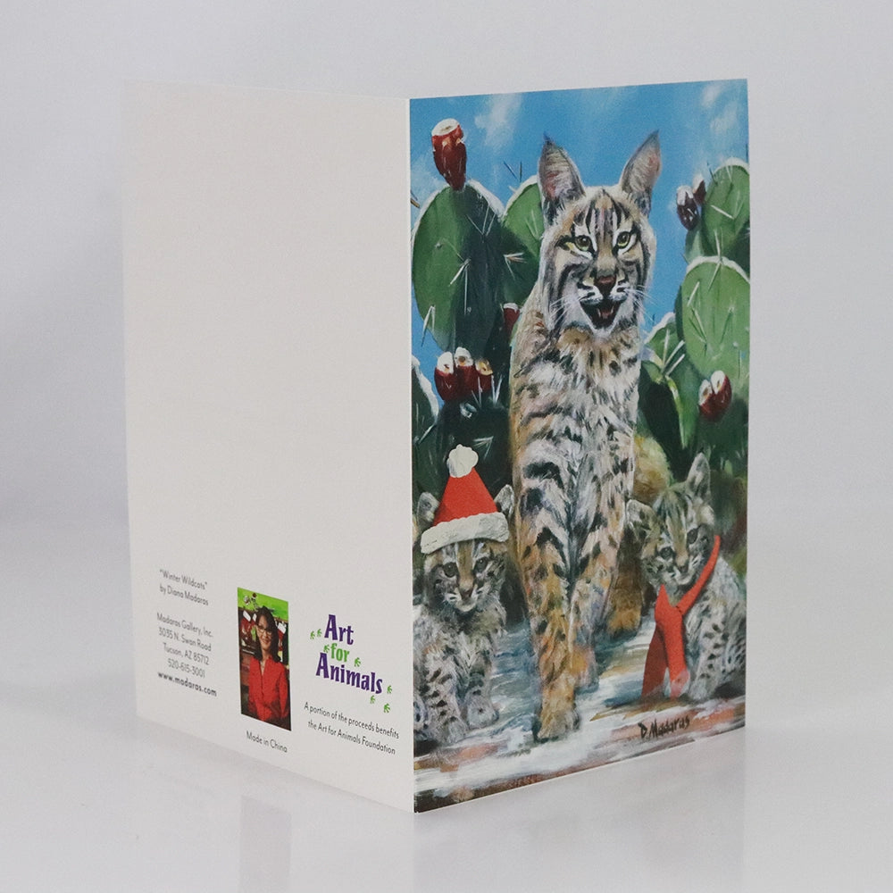 Winter Wildcats -Signature Holiday Card Box