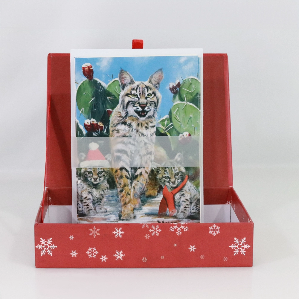 Winter Wildcats -Signature Holiday Card Box