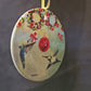 Holiday Hummingbirds - Ceramic Ornament