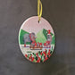 Javelina Holiday  - Ceramic Ornament