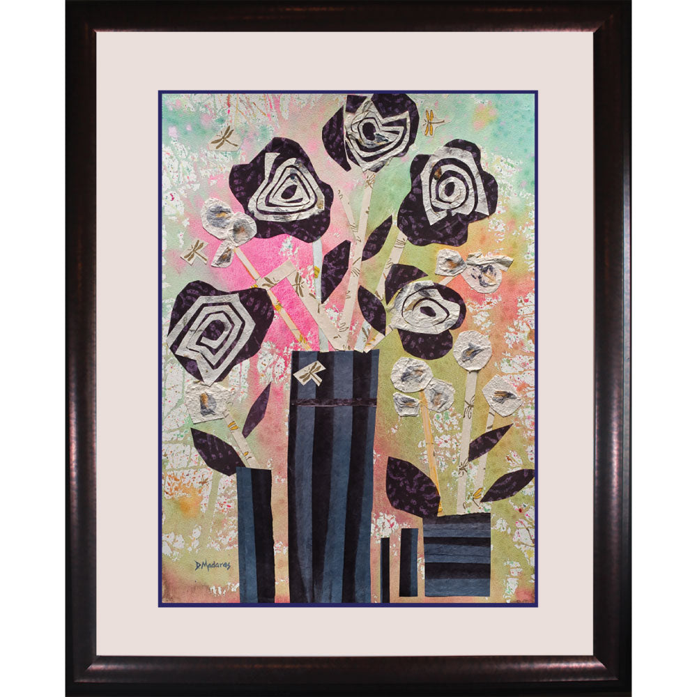 Original Art Madaras Gallery   Purple Roses 