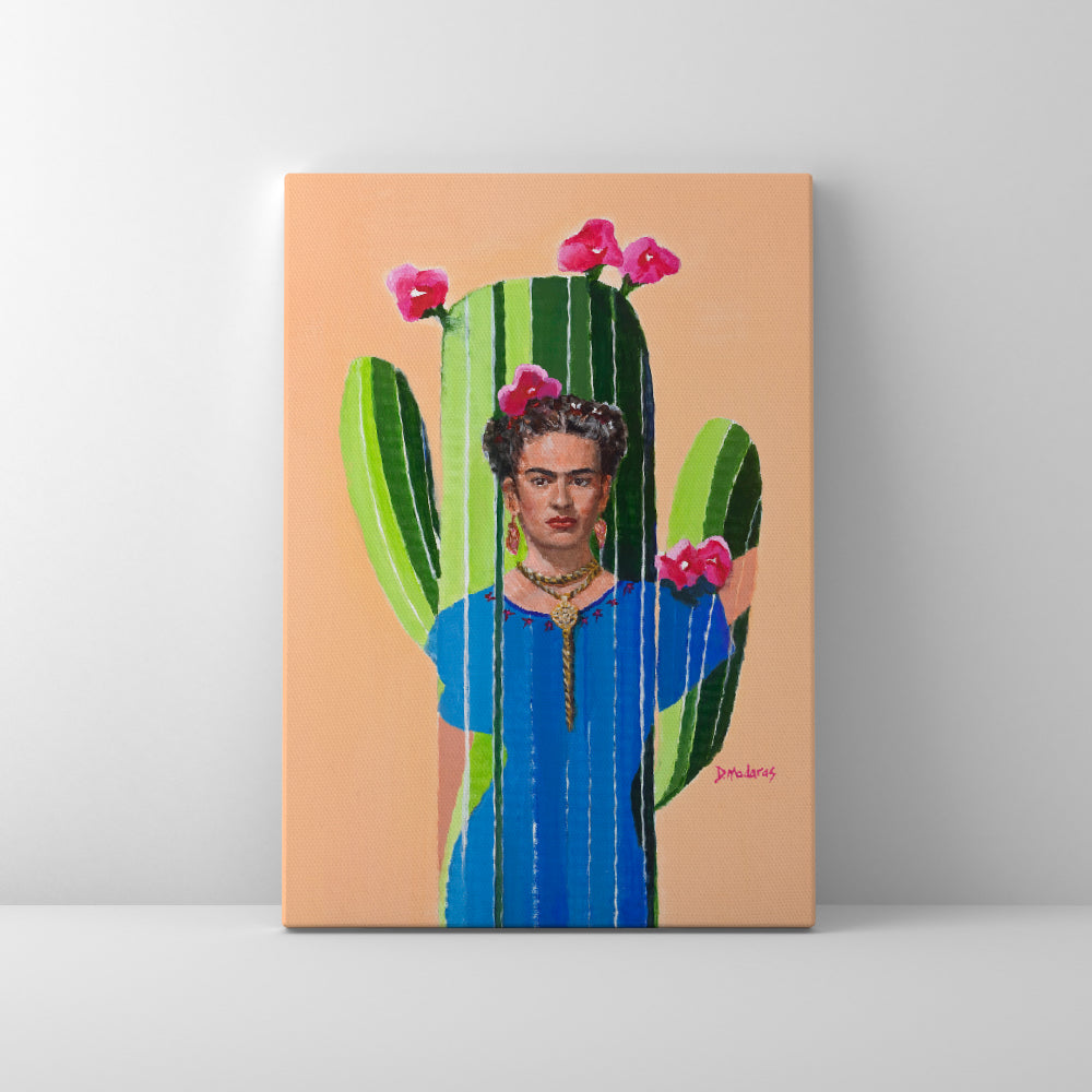 Saguaro Frida- Mini Canvas